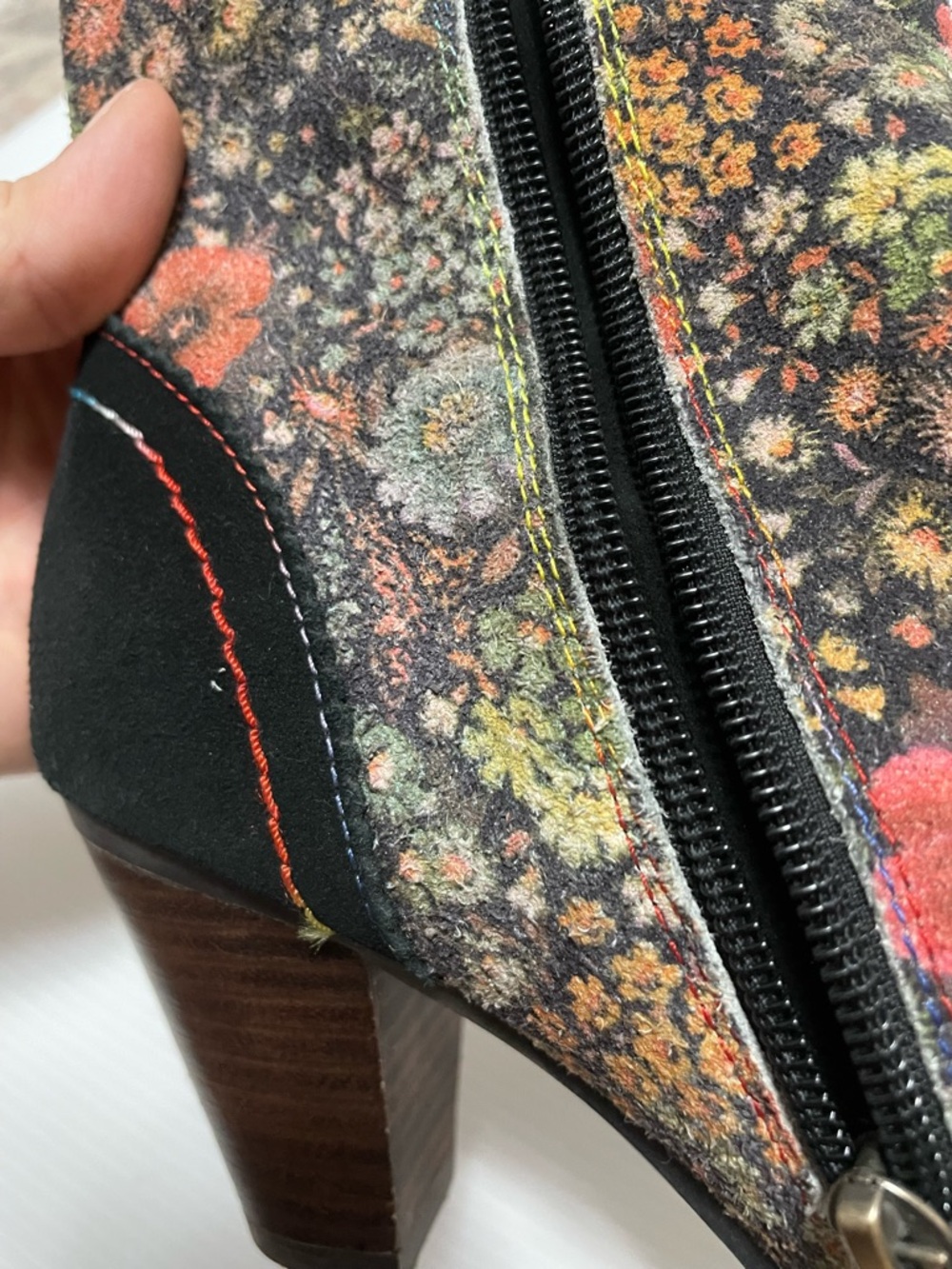L'Artiste by Spring Step Simonetta Floral Ankle Boots Size EU 36 US 6 - Picture 10 of 11